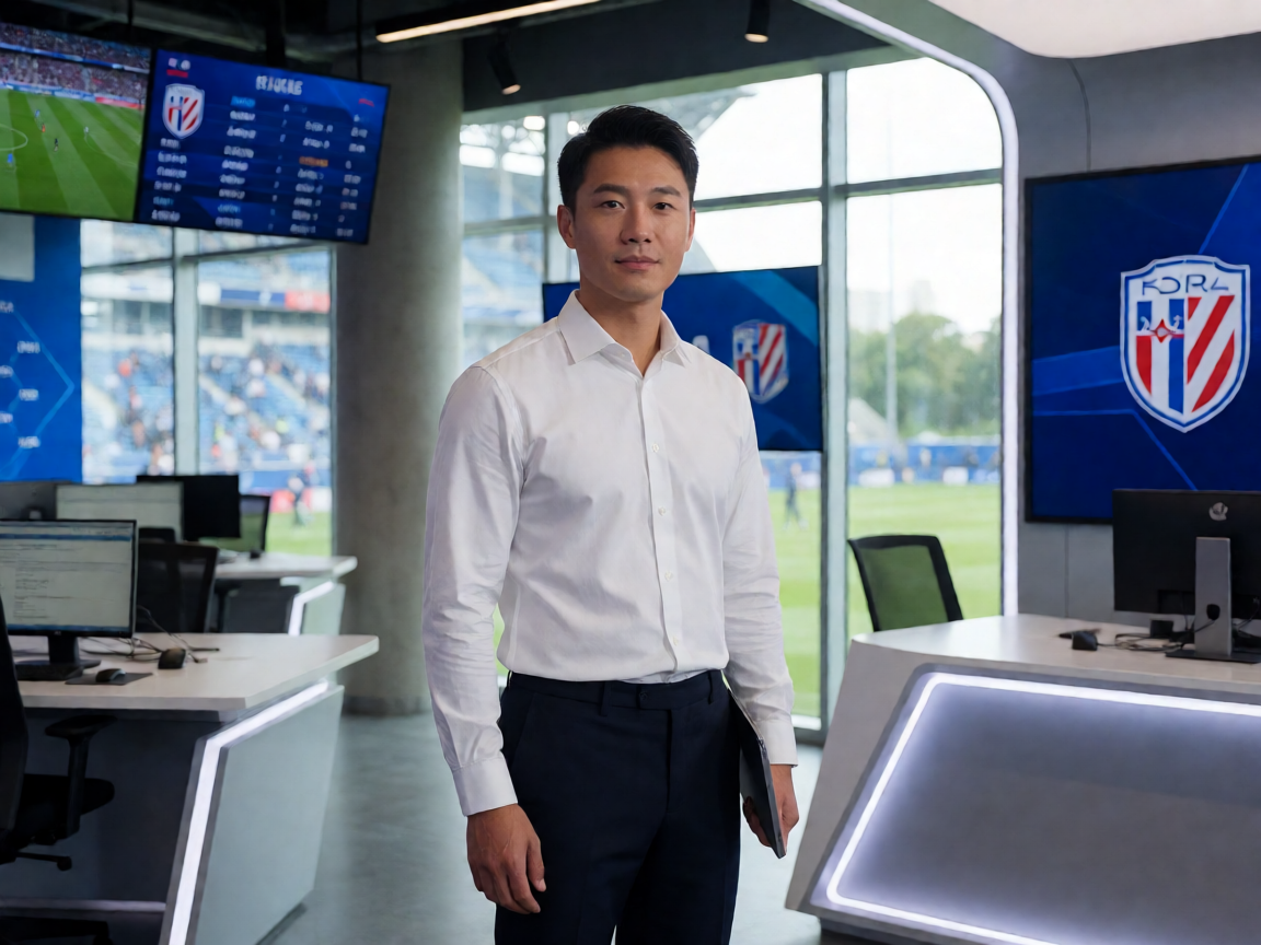体育新闻记者赛场报道现场 - 赛事资讯中心