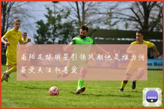 南阳足球明星引领风潮他是谁为何备受关注和喜爱